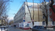 Здание Московского торгового дома во время реконструкции)